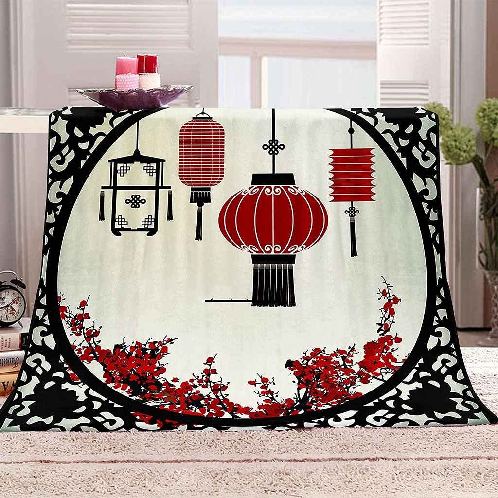 Couverture polaire chaude contre le froid hivernal style chinois