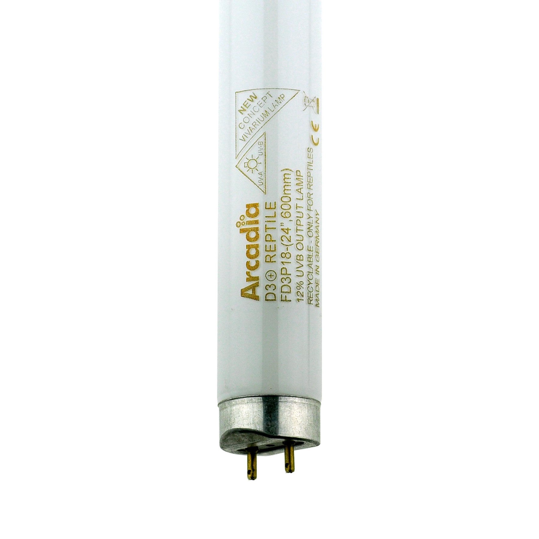 Arcadia FD3P18 D3 12-procentowa lampa gadów, 18 W, 61 cm