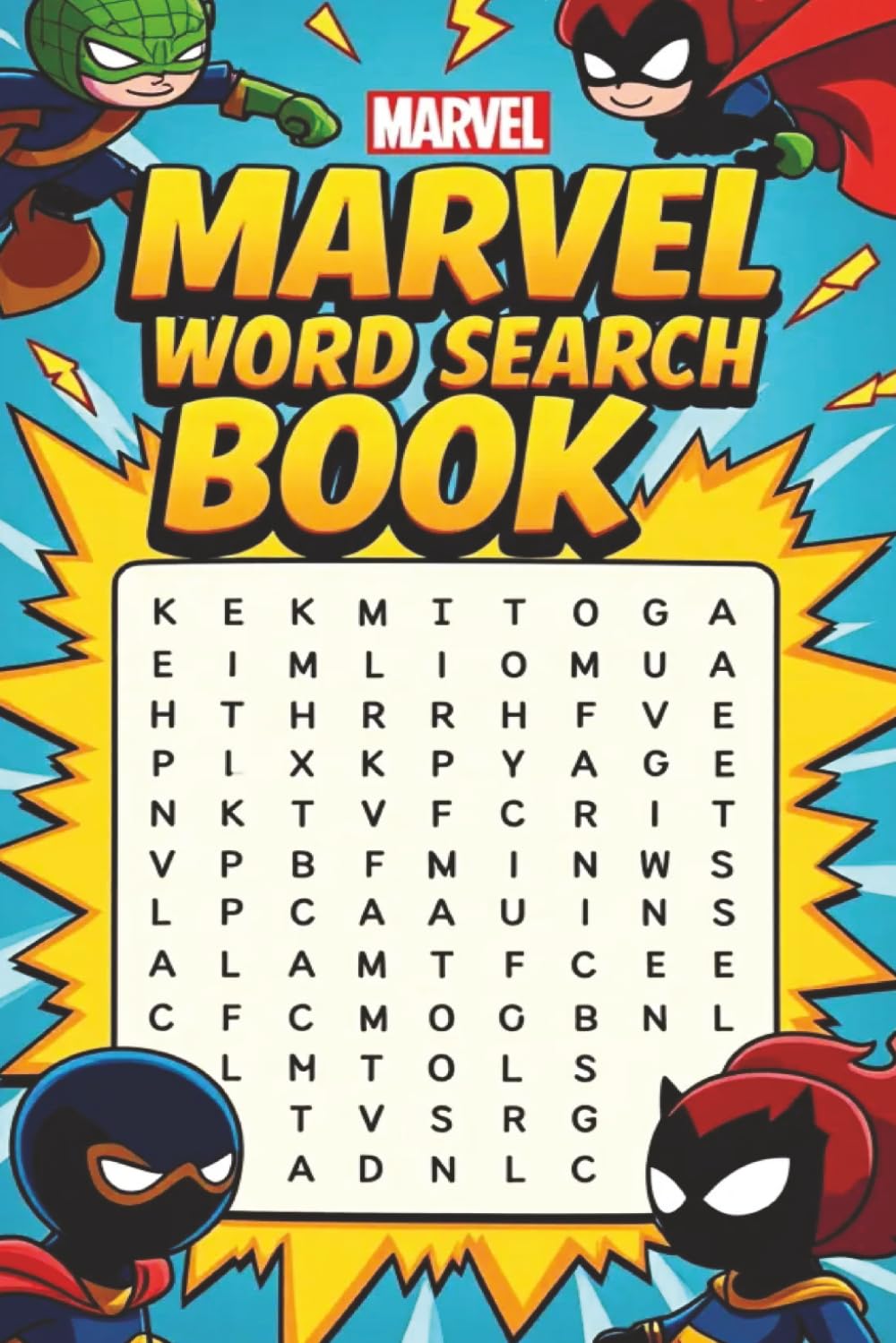 Marvel Word Search Book: A Marvel Themed Word Find Puzzle For Kids And Teens.