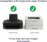 Vista 3 de Etiqueta de CD/DVD de cara completa Cantidad de 1000 discos, 2000 lomo 250 hojas en total Blanco mate permanente Compatible con inyección