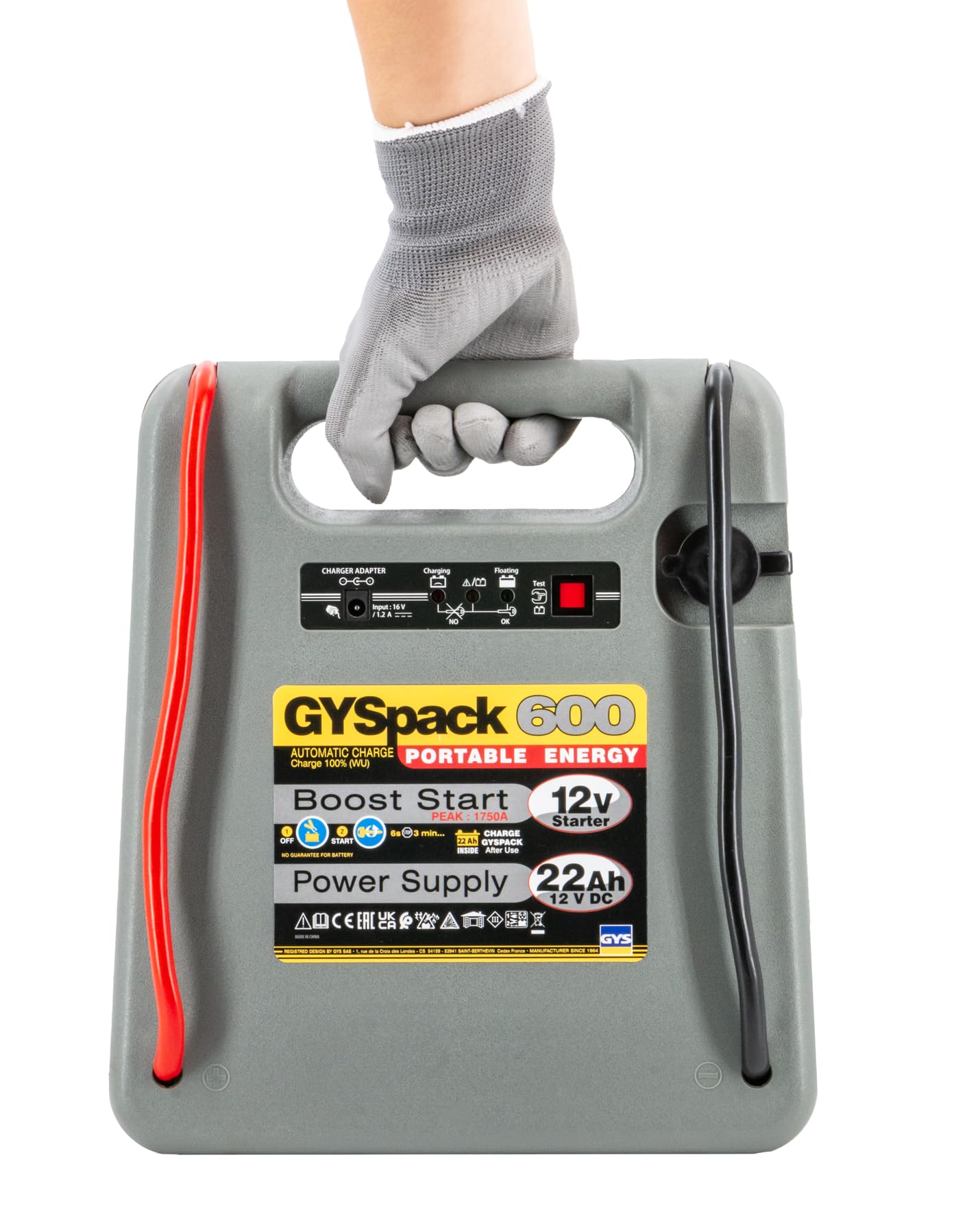 GYS 027336 Batería aparato auxiliar de arranque para Automóviles de turismo para Moto para SUVs para furgonetas camper