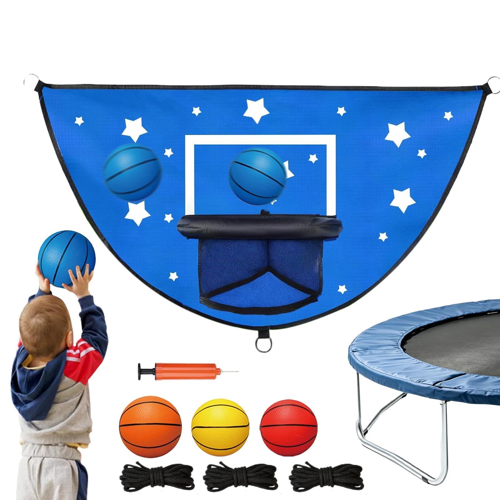 Equipo de baloncesto para trampolín como regalo de comunión o fiesta 8