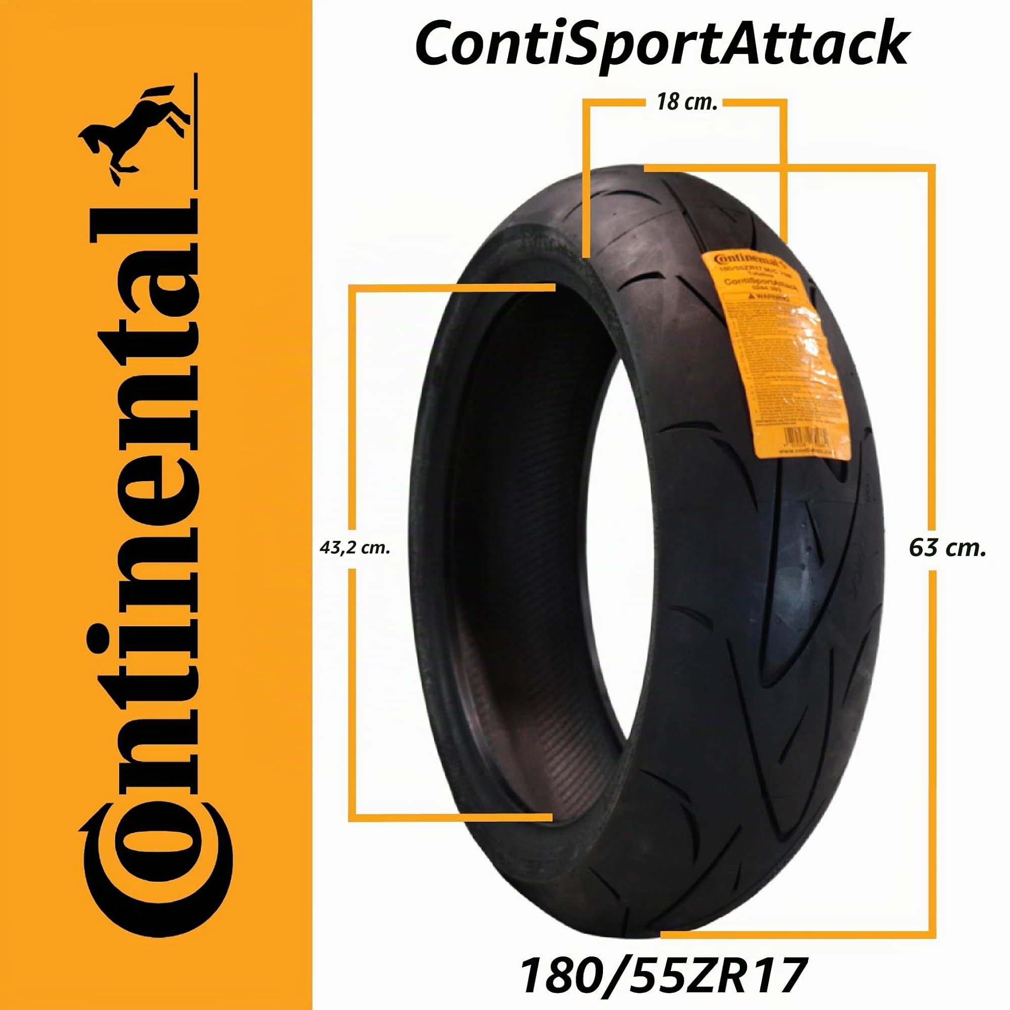 CONTINENTAL 2443930000 Pneumatico Estivo, Normal