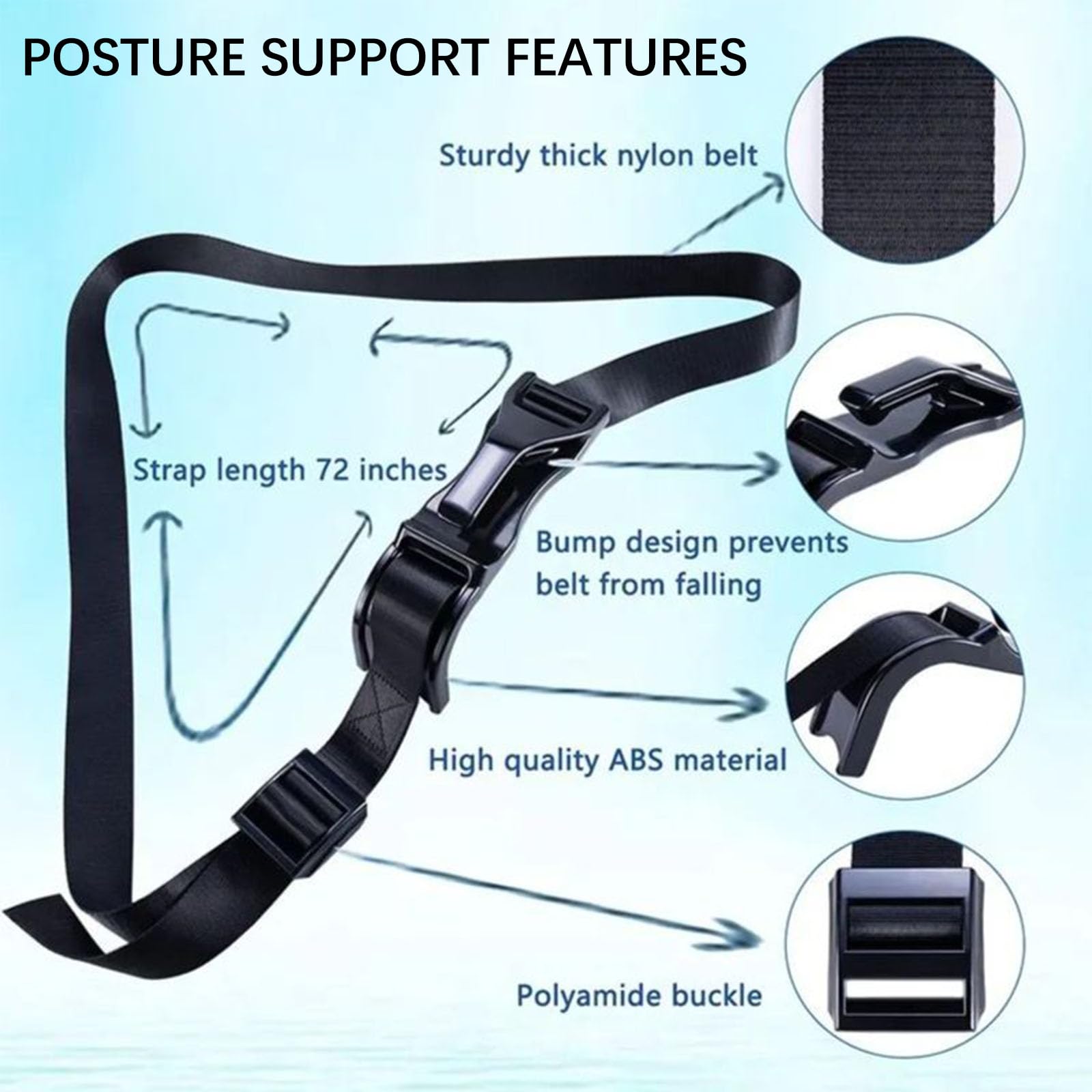Ceinture De Grossesse Confortable Pour Ventre - Support Lombaire Et Abdominal - Taille Unique Ajustable (lot De 2) - 12
