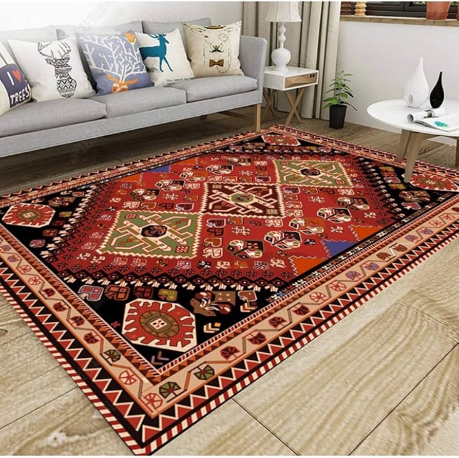 Amazon｜ペルシャ絨毯風 カーペット ペルシャ柄 カーペット ラグマット