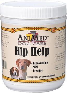 AniMed Hip Help Powder for Dogs, 20-Ounce