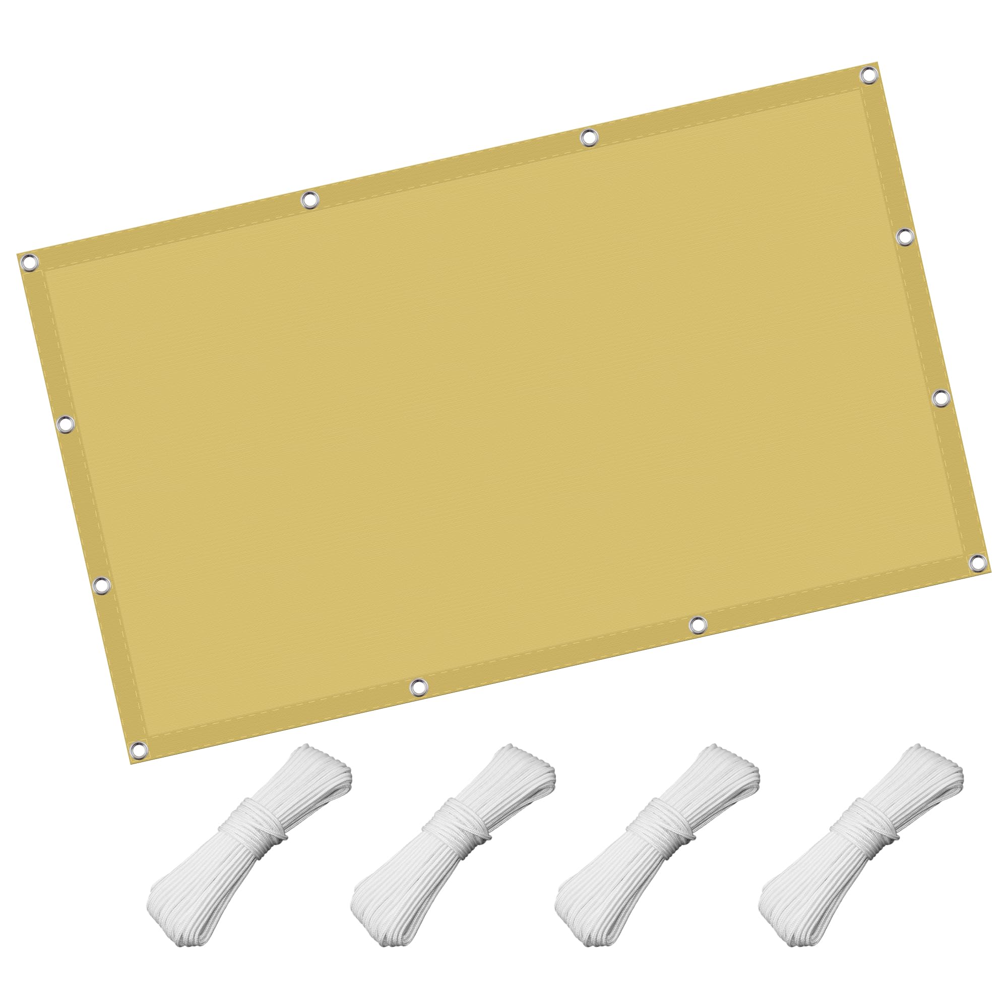 Bâche pergola imperméable évite la chaleur et la pluie filet d'ombrage 1.9x3.2m