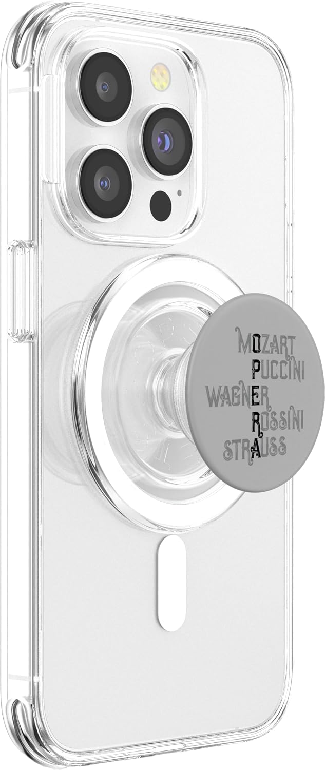 Opera Lover Gift Mozart Puccini Wagner Rossini Strauss PopSockets MagSafe PopGrip for iPhone