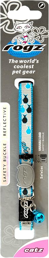 Rogz Catz ReflectoCat Collar Azul Gato miniatura 3