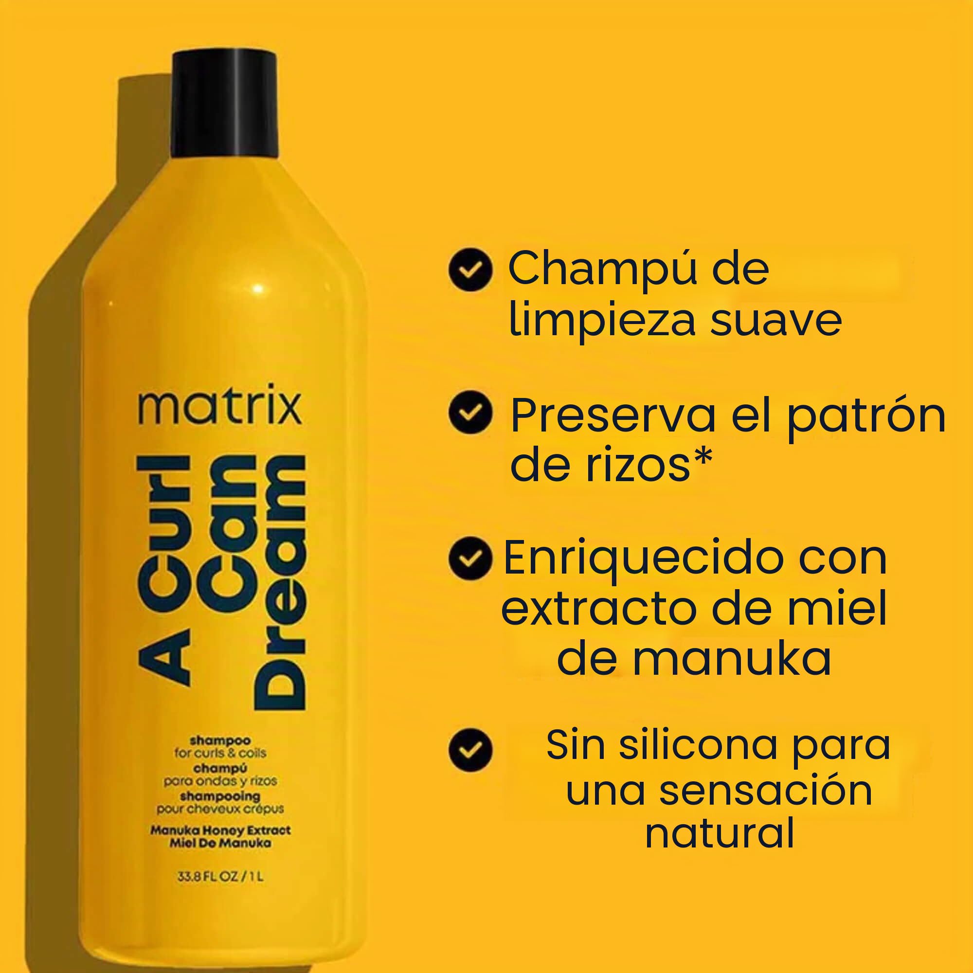 Matrix A Curl Can Dream Champú para cabello rizado 1000ml