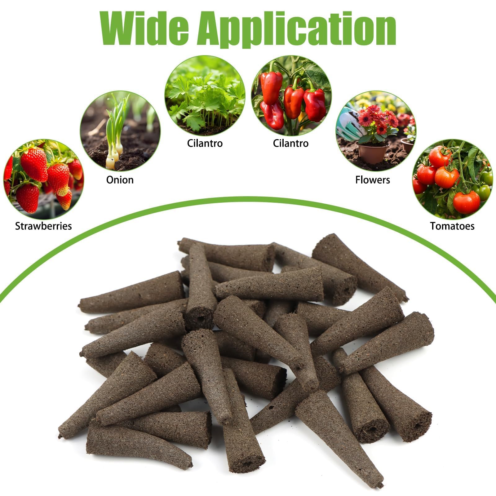 TSKDKIT 30 Esponjas De Repuesto para Cultivo, Esponjas De Crecimiento para Sistema De Cultivo De Plantas, Esponjas De Turba Orgánicas De Repuesto para Jardín Hidropónico Interior