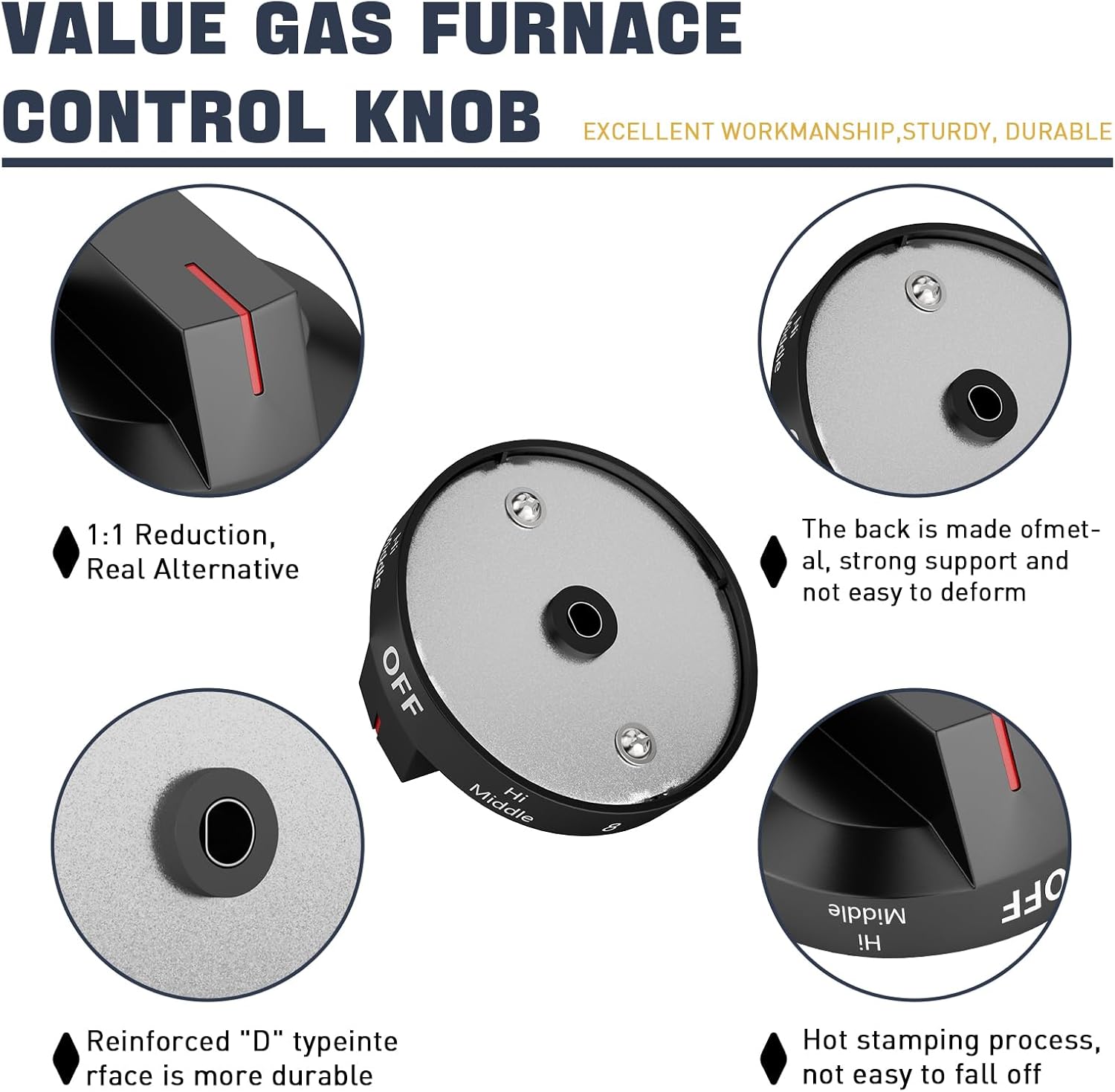 DG94-03500A/Z for Samsung Electric Stove Knob Replacement, DG94-03500V DG94-03500W Samsung Oven Knobs Replacements with Samung Electric Range NE63T8111SS/AA NE63T8311SS/AA NE63T8751SS/AA (5PCS Black)