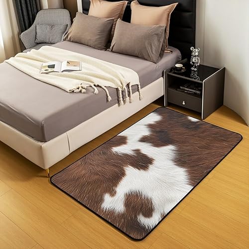 Miniatura 10 de Castle Fairy Alfombra de rayas de cebra de 3 x 5 pies, color negro y blanco con estampado de animales para niñas, mujeres, hombres, adolescentes,