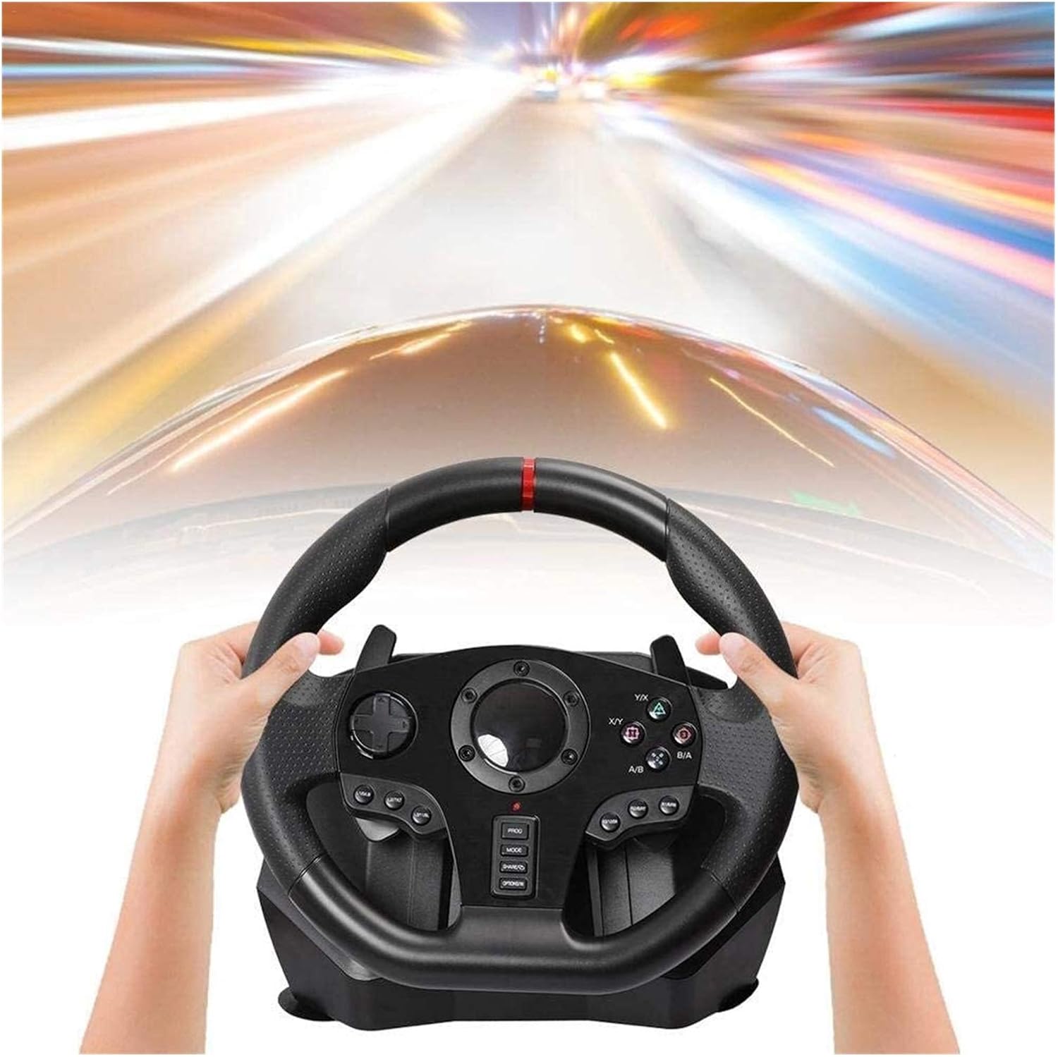 Amazon.co.jp PC Steering Wheel Game 900 Degree PC Racing Wheel