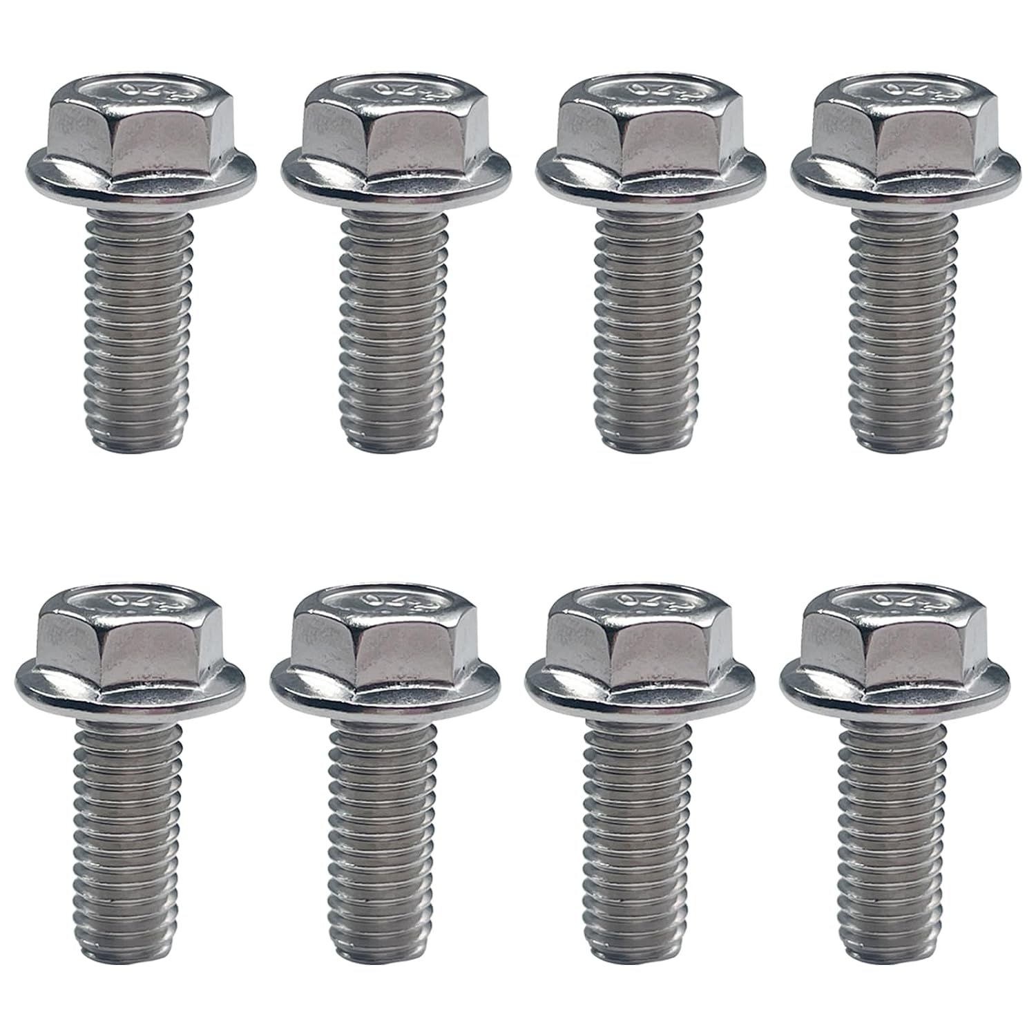 Skid Plate Bolts Compatible with Toyota 4Runner Tacoma FJ Cruiser Tundra Sequoia Land Cruiser 304 Stainless Steel 12mm Hex Head 8 Pack