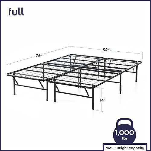 Miniatura 10 de Best Price Mattress Base de cama metálica de 18 pulgadas con base de colchón de listones de acero resistente (no necesita somier)