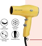 Revlon RVDR5260F Super Lightweight Compact Hair Dryer with Tourmaline Ionic Technology™, Ultralight, 1875 Watts, Concentrator, 3 Heat/Speed Settings