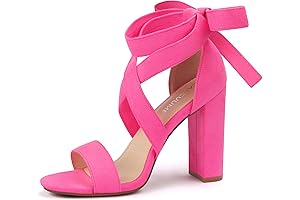 Ellery Hot Pink Lace Up Heels: Captivating Footwear for Every Occasion