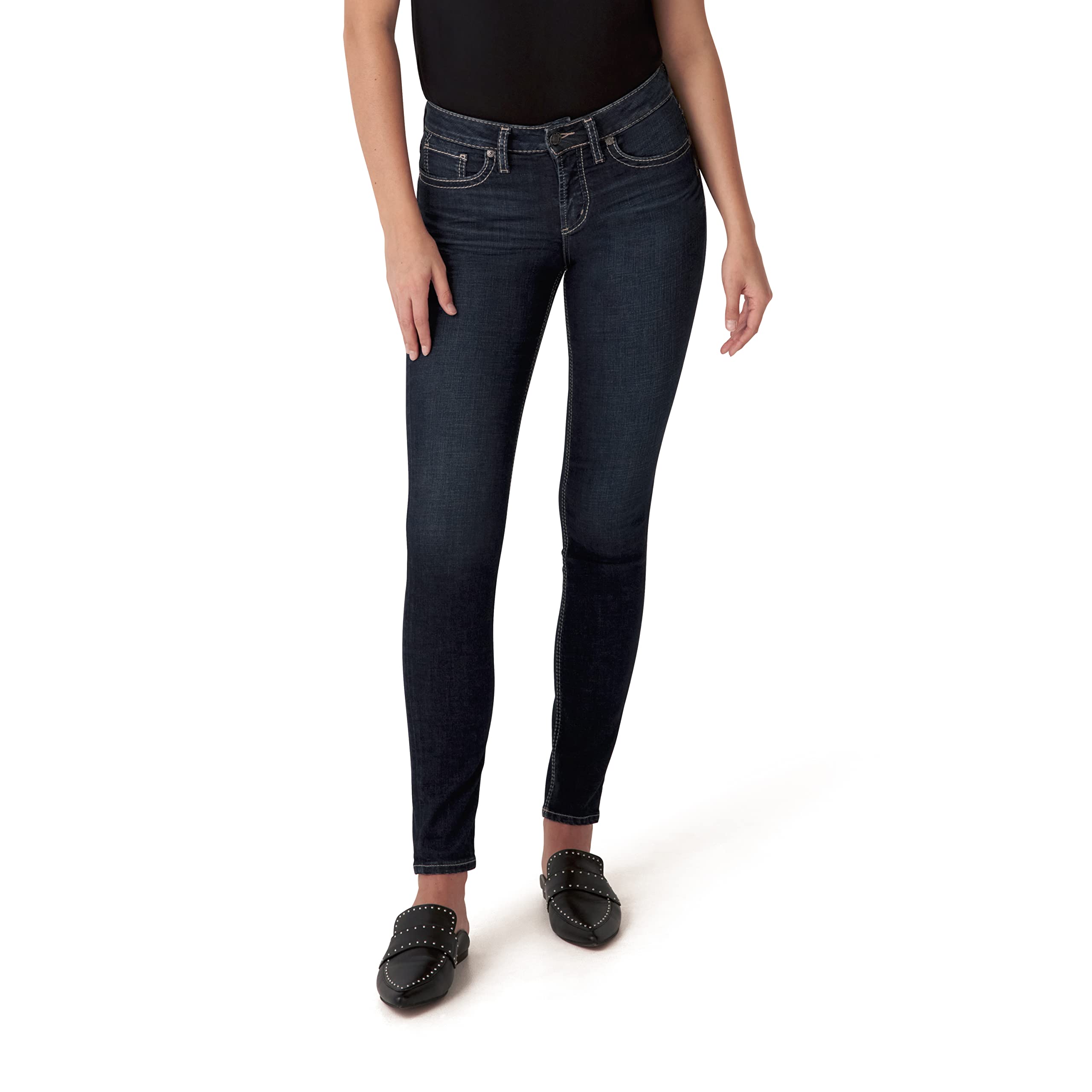 Silver Jeans Co.Women's Suki Mid Rise Skinny Jeans-Legacy