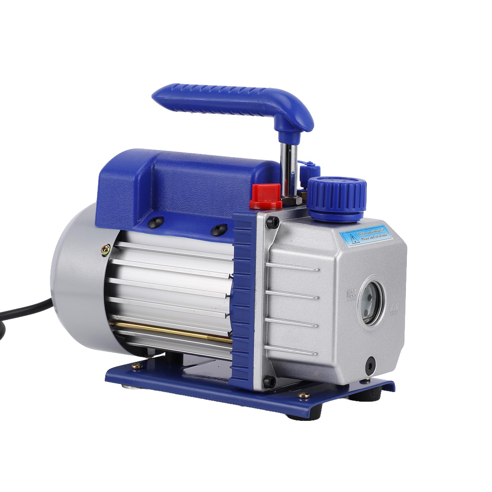 NexTech Handheld Vakuumpumpe Mit Kupfermotor - Integrierte Vakuumpumpe Für Kältemittel Wartung, Hochleistungs Bürstenloser Motor Für Klimaanlagen Und Kühlschrank Reparatur