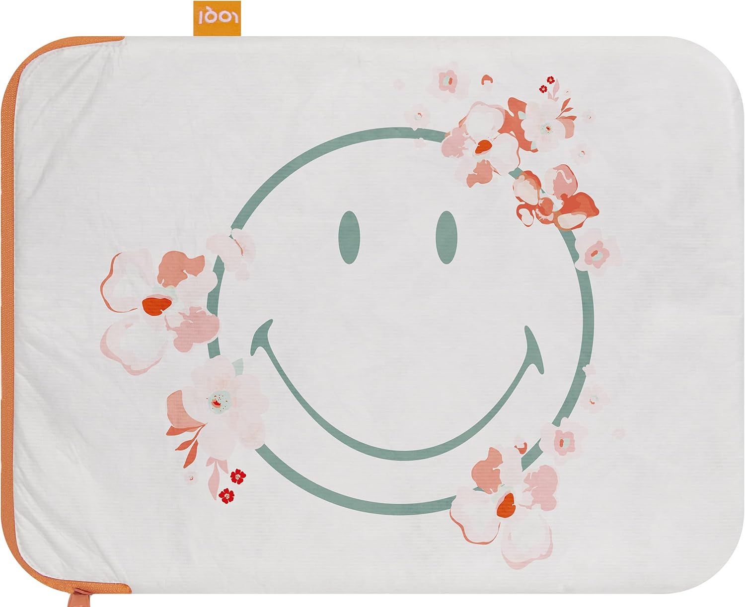 LOQI Artists Smiley Tyvek Blossom White Laptop Cover