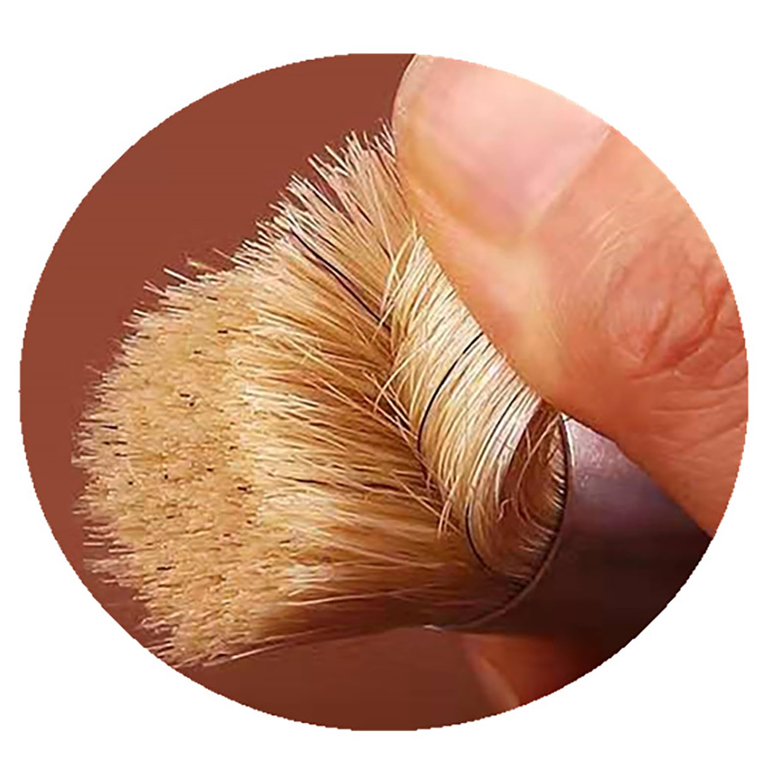 Set di 3 pennelli per stencil in legno, 3 misure, pennelli con setole naturali per pittura acrilica, acquerello, pittura a olio, creazione di biglietti, progetti fai da te di artigianato artistico
