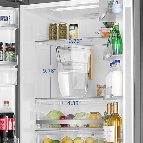 Miniatura 5 de FACHIOO Filtros de repuesto para todo el sistema de filtración de jarras Waterdrop, se adapta a Waterdrop WD-PF-01A Plus, WD-PT-07, WD-PT-05,