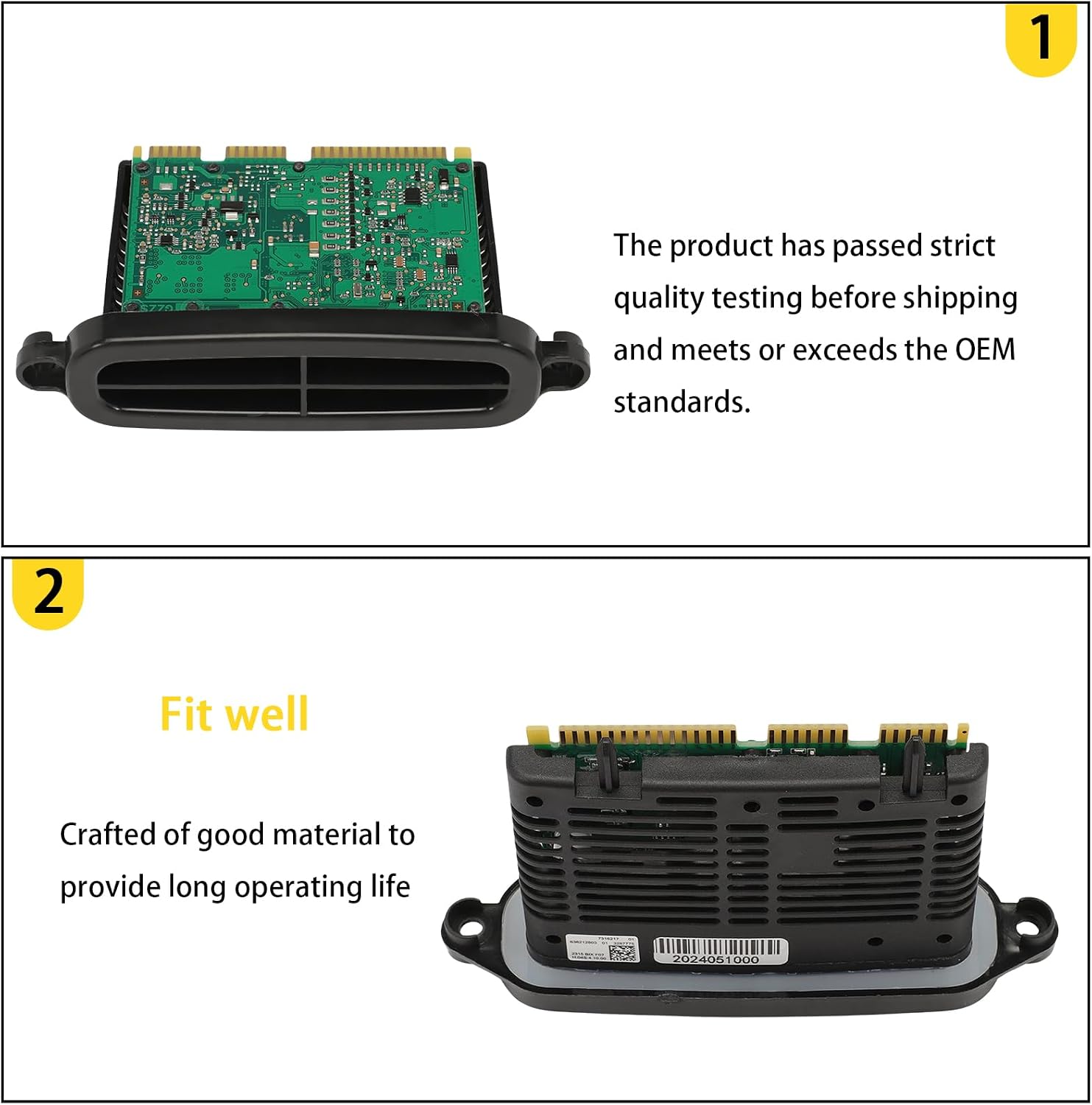Xenon modul részletei és szerkezete