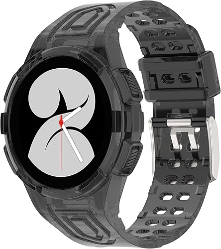 VeveXiao Glacier - Correa resistente para Samsung Galaxy Watch 4 de 1.575 pulgadas con accesorios de parachoques, Galaxy Watch 4 de 1.575 pulgadas