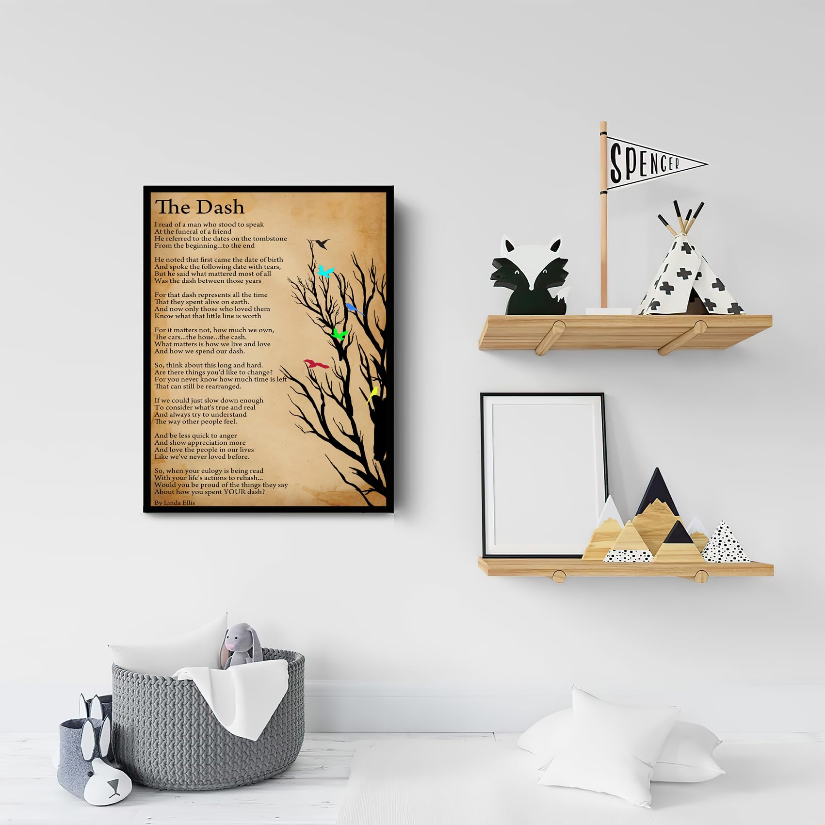 The Dash Poem Poetry Quote Wall Word Art Poems Word Wall Art Poster