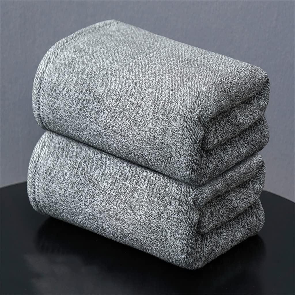 Towel Bath Towel Suit Men and Women wash Their face and Wipe The Bath Fast Dry Water Does not Drop Hair Thickening(A 2PS)