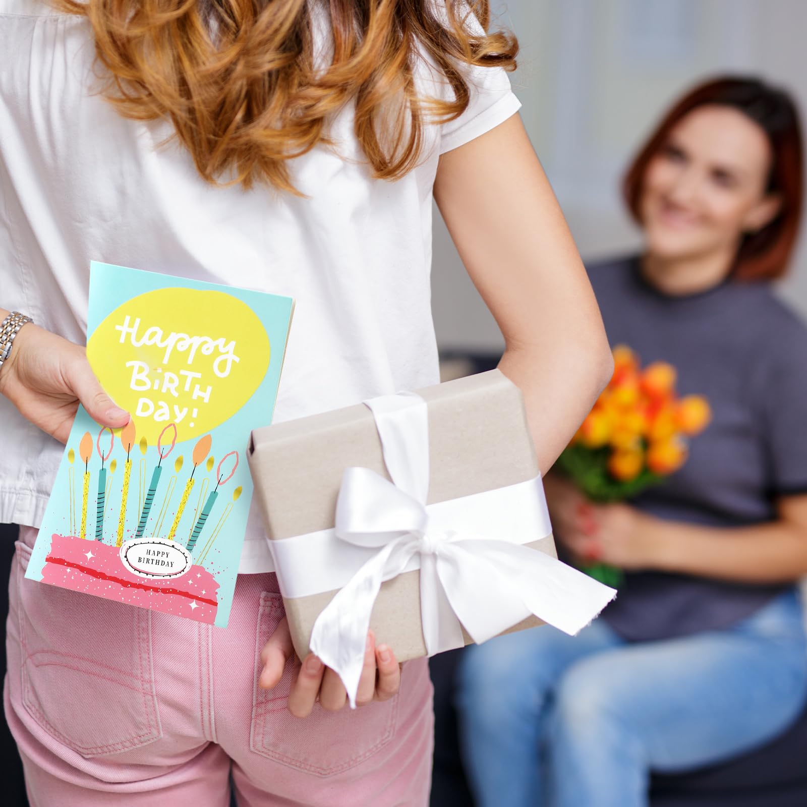 Harloon Lot de 200 cartes d'anniversaire uniques assorties en vrac avec enveloppes vierges et autocollants de 10,2 x 15,2 cm, cartes d'anniversaire vierges pour femmes, hommes, enfants, adultes, 20