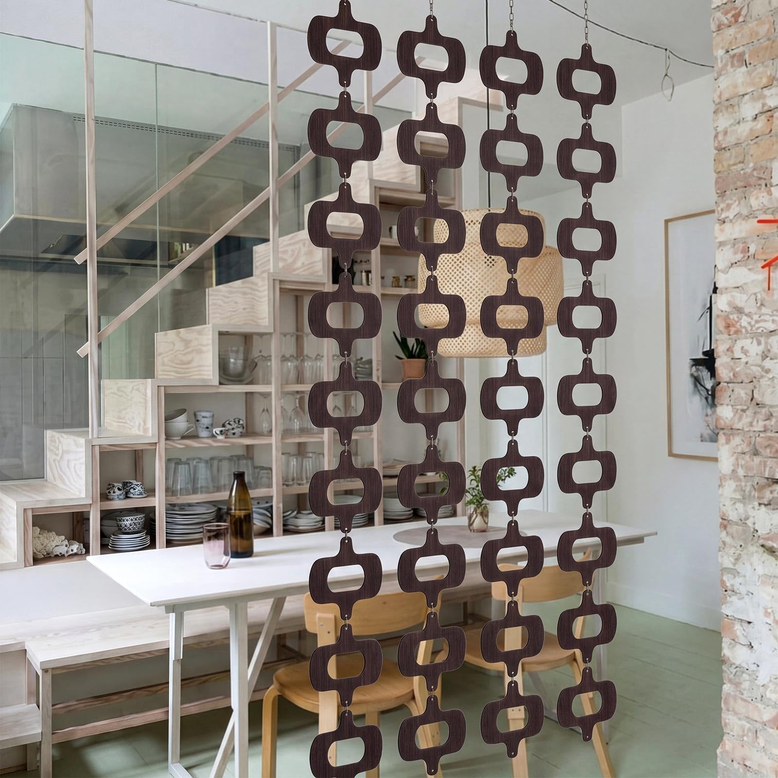 Thyle 4 Strings Mid Modern Century Decor Geometric Hanging Wall Art Decor