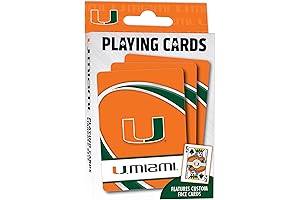 Family Game: NCAA Miami Hurricanes Playing Cards