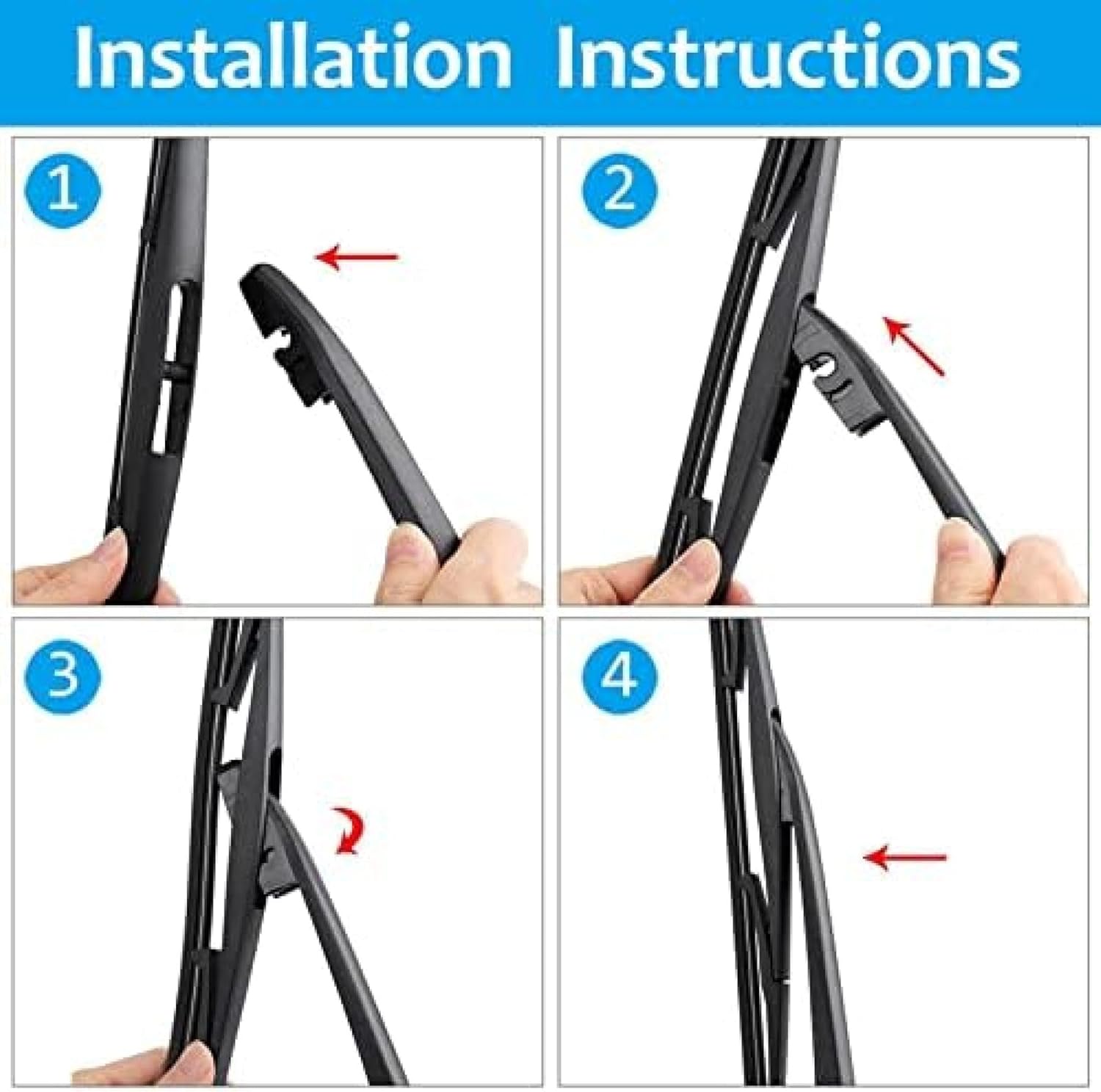 Rear Windshield Wiper, for Mazda CX30 2019-2022 12" Car Rear Wiper Blade Rear Window Wipers Arm Set Car Accessories