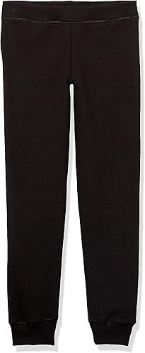 Hanes Pantalones deportivos para niñas, pantalones deportivos de forro polar para niñas, pantalones de descanso EcoSmart, sin bolsillos