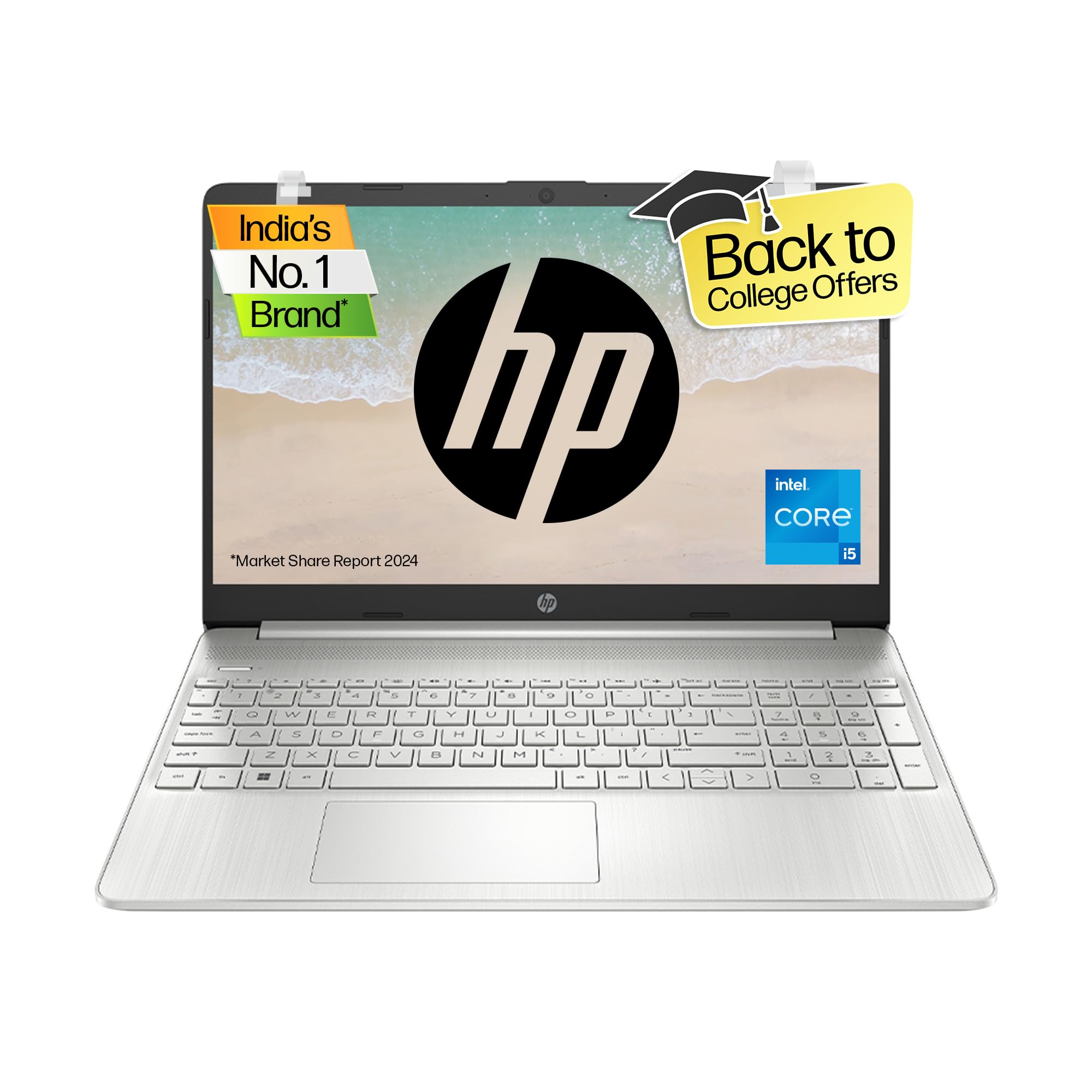 (Refurbished) HP Laptop 15s, 12th Gen Intel Core i5-1235U, 15.6-inch (39.6 cm), FHD, 16GB DDR4, 512GB SSD, Intel Iris Xe Graphics, 720p HD Camera, Backlit KB, Thin & Light (Win 11, Silver, 1.69 kg), fy5009TU (B0DCP51S6Y) Amazon Price History, Amazon Price Tracker