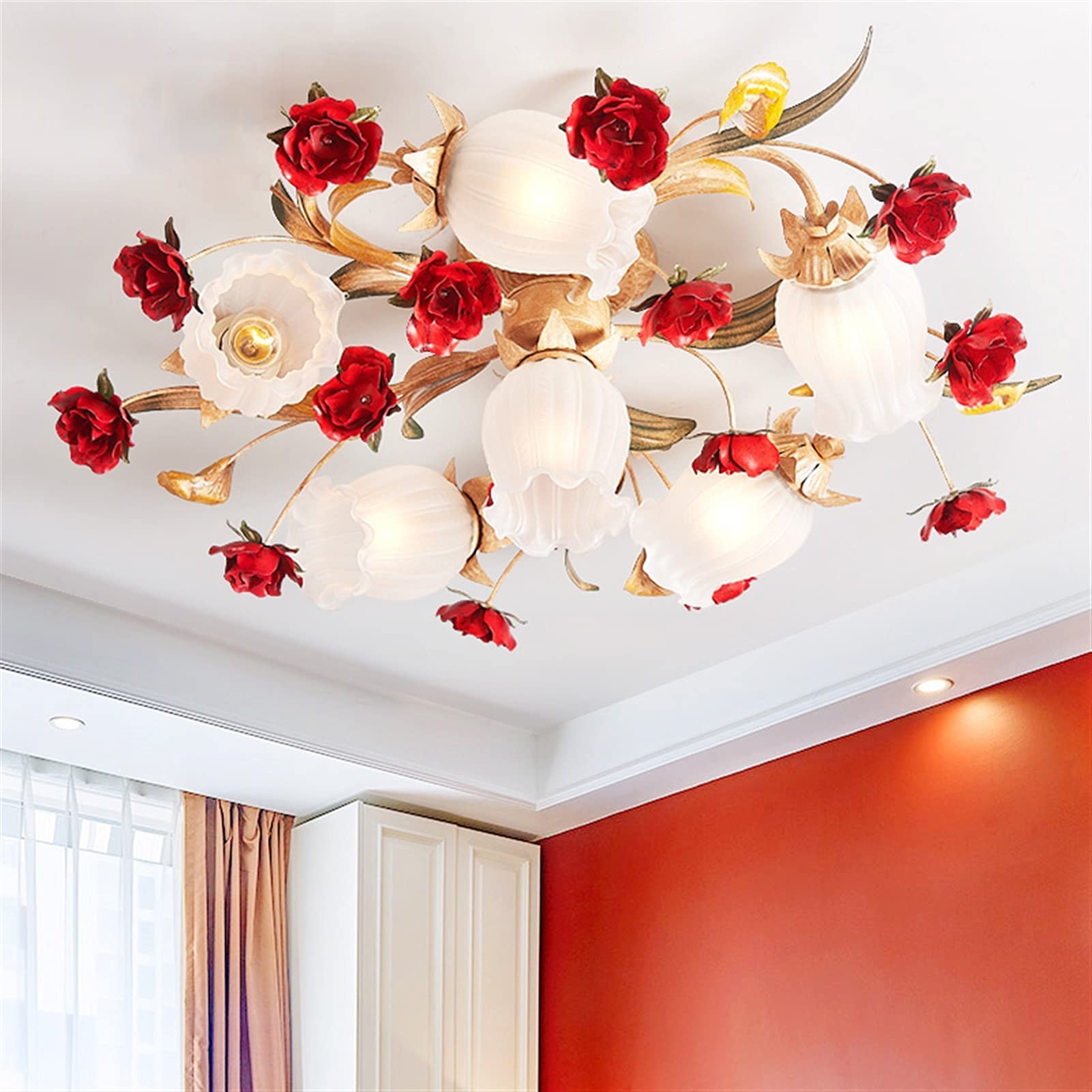 ASerZenith Full Copper Wall Lamp Bedside Lamp Antique Bedroom Lamp Living Room Corridor Aisle Wall Lamp,Chandelier Lamps(A1)