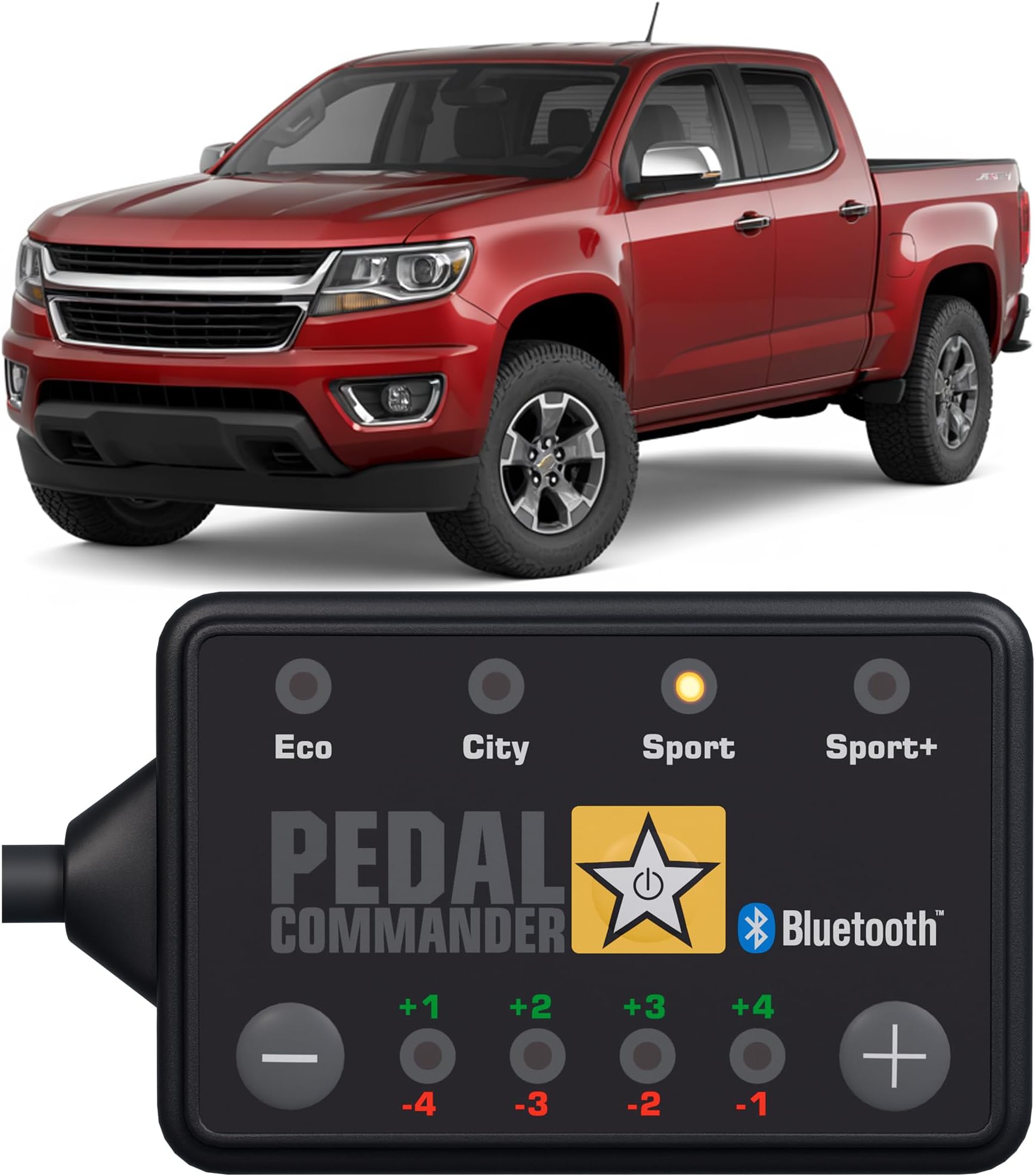 PEDAL COMMANDER for Chevrolet Colorado 2007-2022 Throttle Response Controller - Duramax Diesel Only, 36 Driving Settings, Anti-Theft, App Control, Throttle Controller Performance, Colorado Accessories