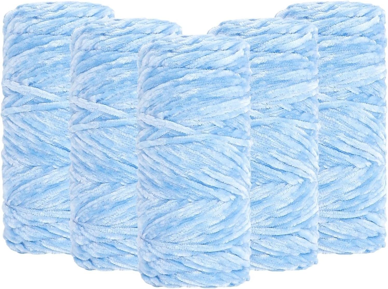 5Pcs 95g/3.35oz for Soft Throw and Blankets, Crocheting & Knitting DIY Crafts and Projects(N6-5Pcs-1Set)