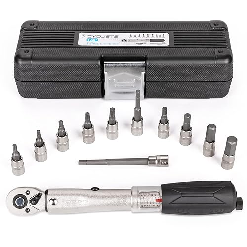 cyclists 1/4 Inch Drive Click Torque Wrench Set –2 to