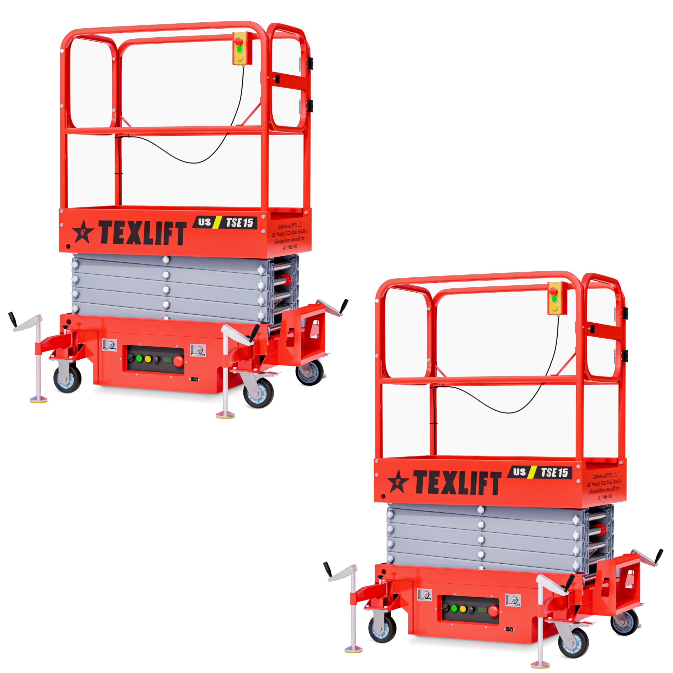 Amazon.com: TEXLIFT Semi Automatic Electric Scaffolding Scissor