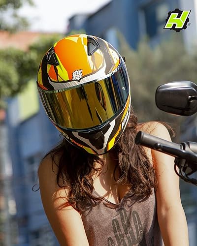Miniatura 7 de HAX Casco de motocicleta de cara completa de obsidiana con doble visera para adultos, para motocicleta de calle, con pinlock listo para pinlock,