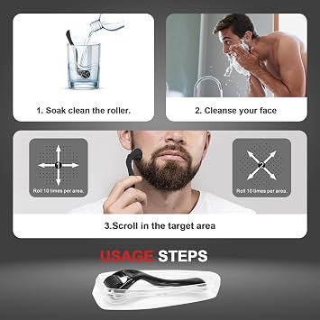 540 Titanium Derma Roller - Microneedle Micro Needle Roller for Men and Women Home Use - Microneedling Roller Microneedle Roller Skin Care Tool A9