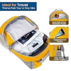 ZOMAKE Ultra Lightweight Packable Backpack 25L, Foldable Hiking Backpacks Water Resistant Small Folding Daypack for Trave(Lemon yellow)