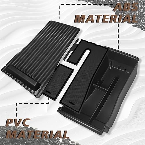 Miniatura 9 de Bandeja organizadora de consola central inferior para Palisade 2023 2024, accesorios interiores, material ABS compatible con Hyundai Palisade 2021