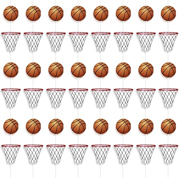 Basketball Party Garland Decoration Set, 4ft Hoop Banner, 8 Pieces, Sports Theme Backdrop