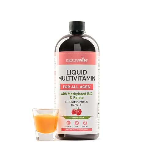 NatureWise Liquid Multivitamin for Women, Men of All Ages -