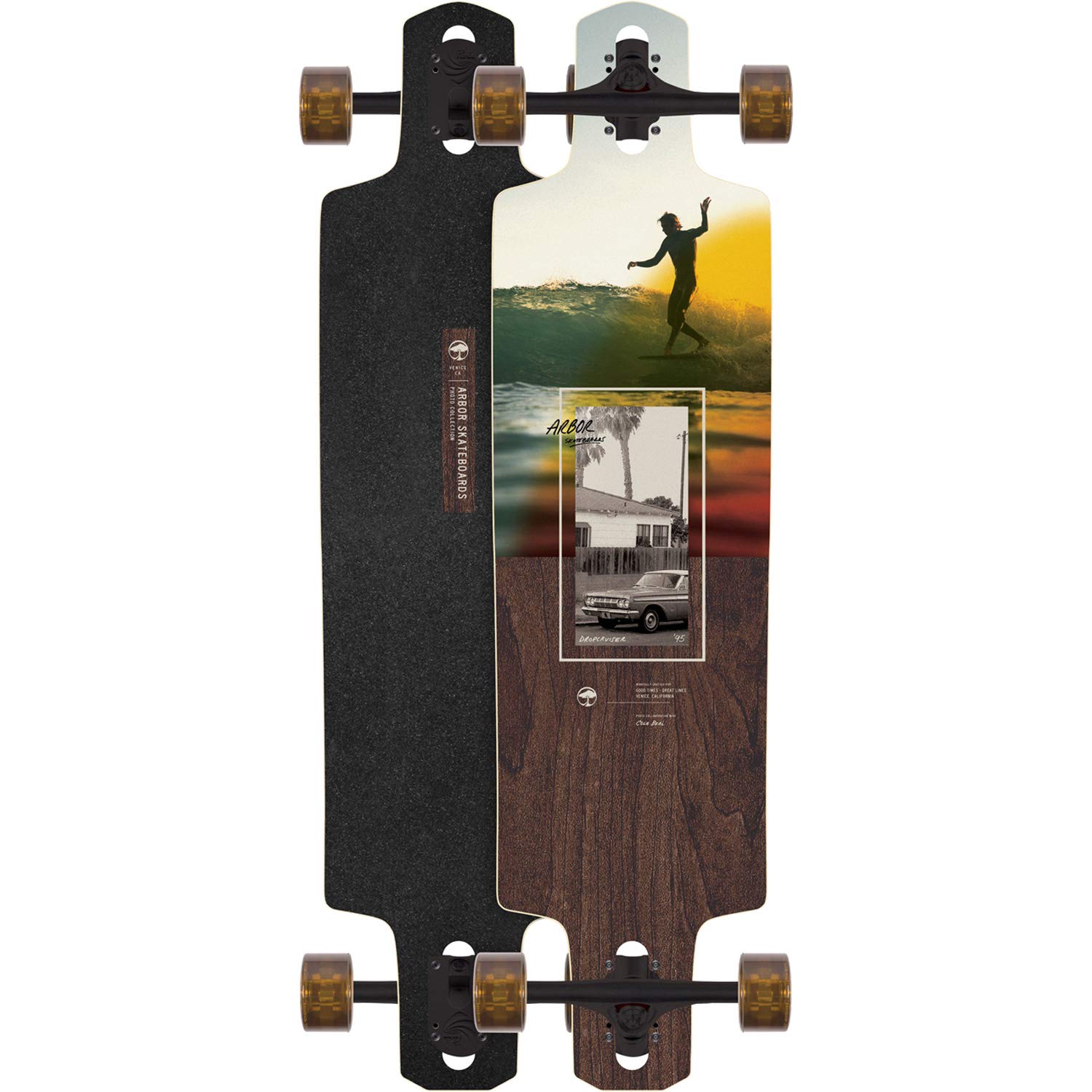 Arbor Longboards Complete Longboard Dropcruiser Photo Walnut Beal 9.75