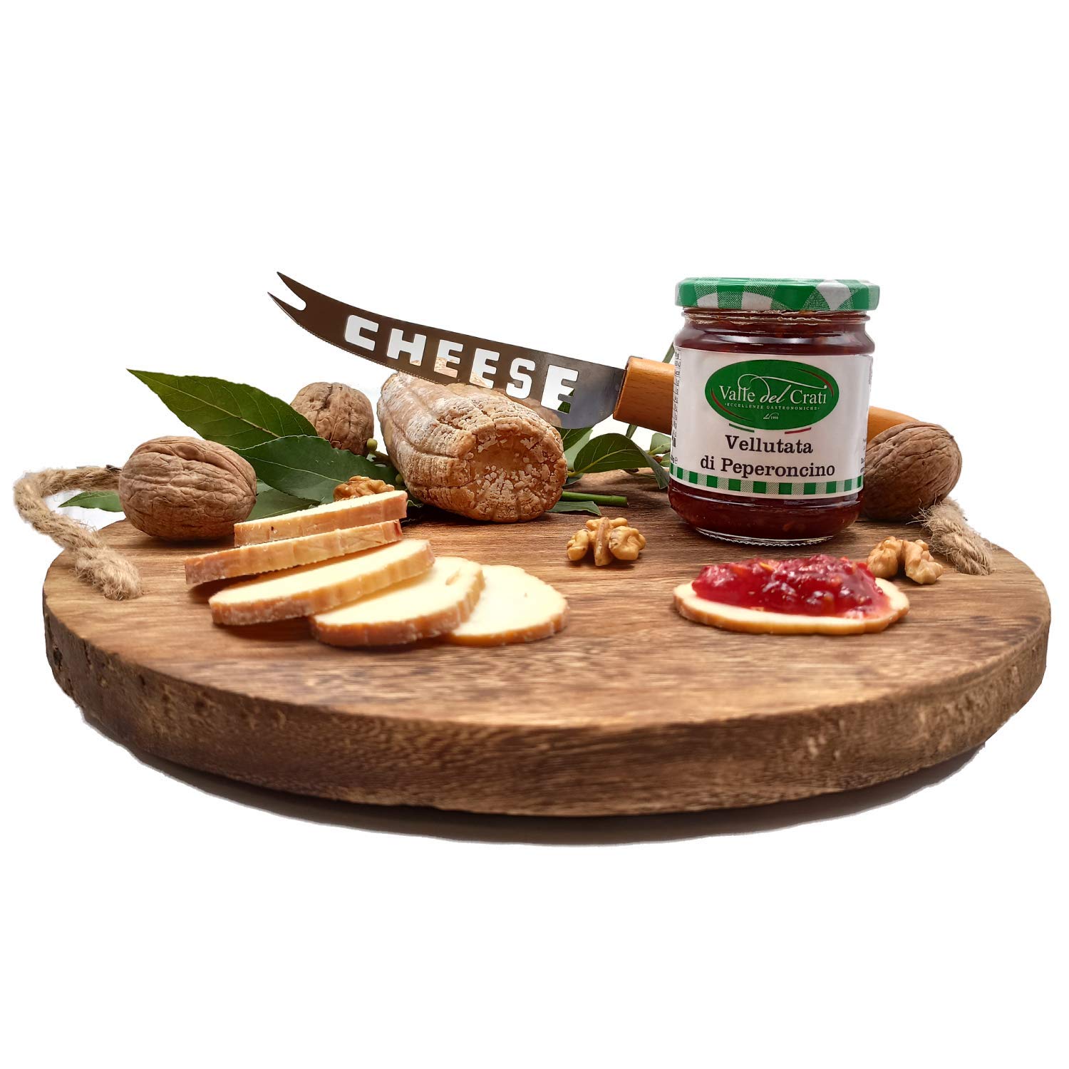 Valle del Crati Ricottina Affumicata Semi Stagionata | Ricotta Calabrese Affumicata con Legno di Quercia e Ulivo | Formaggio Affumicato Stagionato | 3 Ricottine da 200 gr cadauna